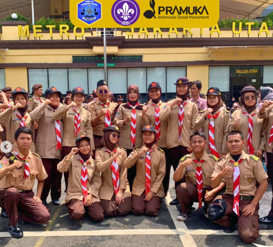 Anggota Prasus Patimurka Ikuti Pelantikan Saka Bhayangkara Angkatan ke-7